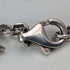 Colgante guardapelo ovalado de plata de ley vintage británica con cadena de plata de ley, 38g en total, CHC