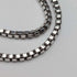 Colgante relicario ovalado de plata de ley vintage británica con cadena de plata de ley, 19 g en total DJ