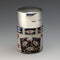1893 British Antique Silver Lid Imari Pattern Ceramic Bottle Jar by Saunders & Shepherd