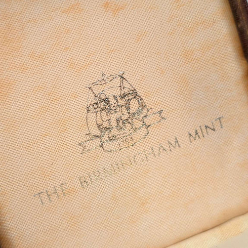 1977년 영국 엘리자베스 2세 여왕 실버 주빌리 순은 & 금도금 메달 Birmingham Mint 케이스 포함