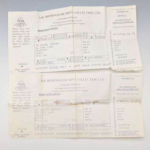 1977년 영국 엘리자베스 2세 여왕 실버 주빌리 순은 & 금도금 메달 Birmingham Mint 케이스 포함