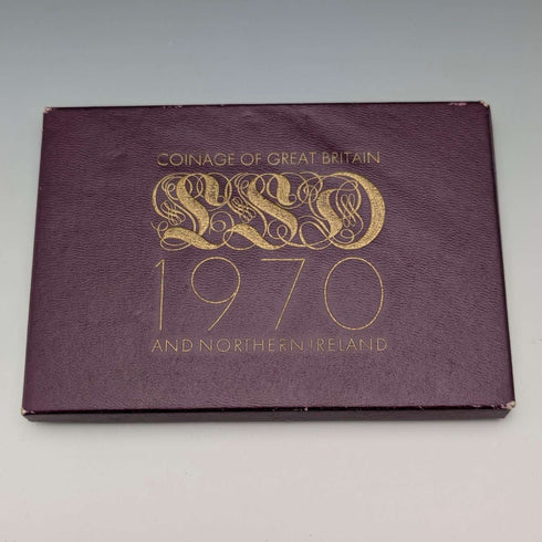 1970年 英国 貨幣制度10進法化前 硬貨コイン8枚セット Royal Mint
Set de 8 monedas del Reino Unido, anterior a la decimalización, 1970, Royal Mint