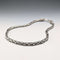 Vintage Sterling Silver Byzantine Chain Necklace, 46cm, 98g