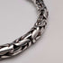 Vintage Sterling Silver Byzantine Chain Necklace, 46cm, 98g