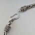 Vintage Sterling Silver Byzantine Chain Necklace, 46cm, 98g