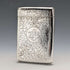 Estuche para cigarrillos de plata esterlina, antigüedad británica de 1902, 75 g, I.J. Evens&Co