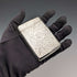 Estuche para cigarrillos de plata esterlina, antigüedad británica de 1902, 75 g, I.J. Evens&Co