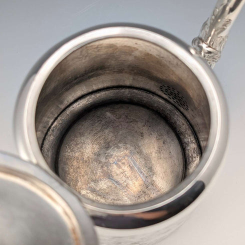 Circa 1905 British Antique Silver Plated Teapot by John Henry Potter