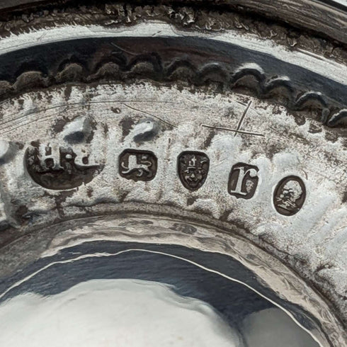 Jarra para crema de plata esterlina antigua británica de 1792, 170 g, Robert Hennell I