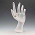 Anillo sello vintage de plata de ley y chapado en oro de 9 quilates (talla 22)
