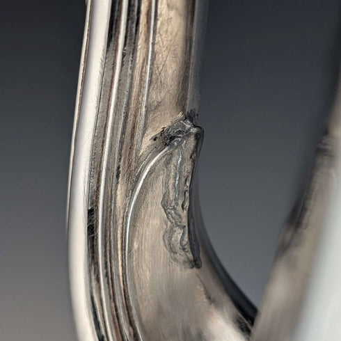 1853年 英国アンティーク シルバープレート製 コーヒーポット Thomas Bradbury & Sons