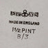 Vintage British silver plate 1.5 pint jersey jug