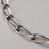 Collar de cadena larga tipo cubana, de plata de ley vintage británica, 60 cm, 63 g, VJ