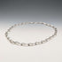 Collar de cadena larga tipo cubana, de plata de ley vintage británica, 60 cm, 63 g, VJ