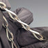 Collar de cadena larga tipo cubana, de plata de ley vintage británica, 60 cm, 63 g, VJ