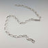 Collar de cadena larga tipo cubana, de plata de ley vintage británica, 60 cm, 63 g, VJ