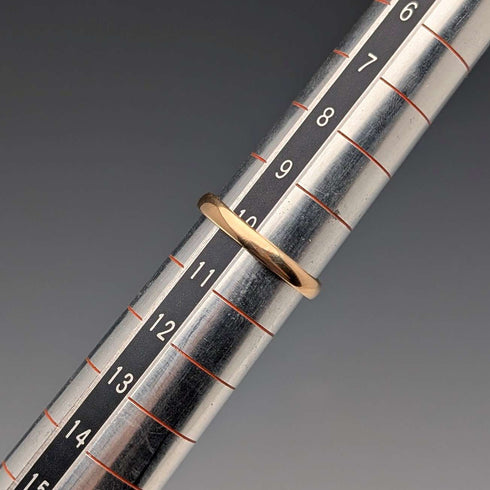 1863년 영국 앤틱 K22 골드 웨딩링 2.8g (10호) 반지 Henry Hyde Aston
