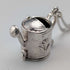 Colgante vintage con forma de regadera de plata de ley, incluye collar de plata de ley, 7.2 g en total