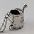 Colgante vintage con forma de regadera de plata de ley, incluye collar de plata de ley, 7.2 g en total