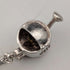 Colgante vintage con forma de regadera de plata de ley, incluye collar de plata de ley, 7.2 g en total