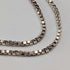 Colgante vintage de plata de ley en forma de estrella con cadena de plata de ley, 8 g en total