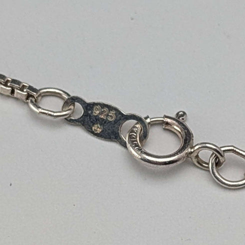 Colgante vintage de plata de ley en forma de estrella con cadena de plata de ley, 8 g en total