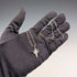Colgante vintage de plata de ley en forma de estrella con cadena de plata de ley, 8 g en total