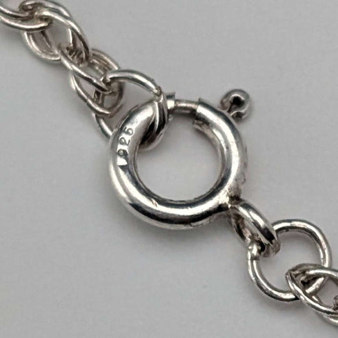 Colgante de unicornio de plata de ley vintage británica con collar de plata de ley, 16,7 g en total