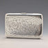 Cigarera de plata esterlina antigua inglesa de 1907, decoración en relieve detallada, 163g, Joseph Gloster