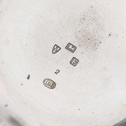 1888年 英国古董纯银表壳 钥匙上链大型怀表 直径56mm 运行良好