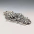 Hebilla de cinturón de enfermera de plata esterlina antigua británica de 1898, 118 g, Charles Edwards