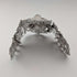 Hebilla de cinturón de enfermera de plata esterlina antigua británica de 1898, 118 g, Charles Edwards