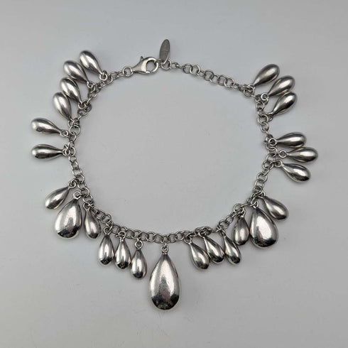 英国复古纯银水滴手链 60克 Jasper Conran