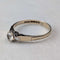 British Vintage K9 Gold Ring, White Stone, 1.5g (Size 15), Ring, CL&S
