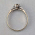 British Vintage K9 Gold Ring, White Stone, 1.5g (Size 15), Ring, CL&S