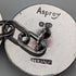 英国产古董纯银黑蝶贝袖扣 Asprey