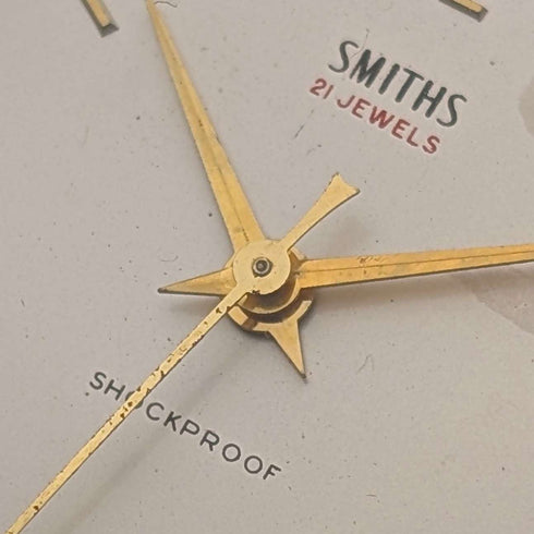 1960年代 英国复古史密斯(SMITH)男士机械腕表 21钻 运行正常