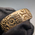 Anillo de diseño de cinturón de oro K18, antiguo británico de 1890, 4.5 g (talla 20)