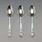 【On Hold】1916 British Antique Pure Silver Tea Spoon Set of 3 Total 55g Walker&Hall