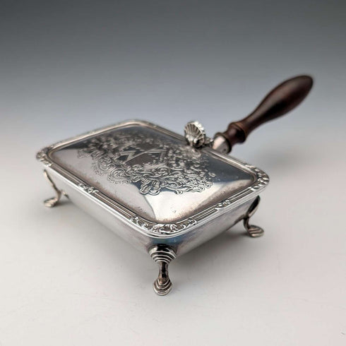 British Vintage Silverplate Small Silent Butler by Barker Ellis