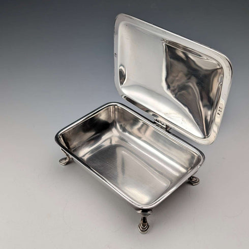 British Vintage Silverplate Small Silent Butler by Barker Ellis