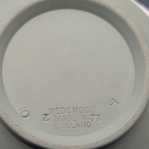 英國復古 Wedgwood 綠色碧玉瓷蓋糖碗