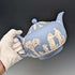 British Vintage Wedgwood Teapot Jasperware Pale Blue