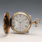 1913 US Antique Elgin Pocket Watch Gold Plated Hunter Case Works Well