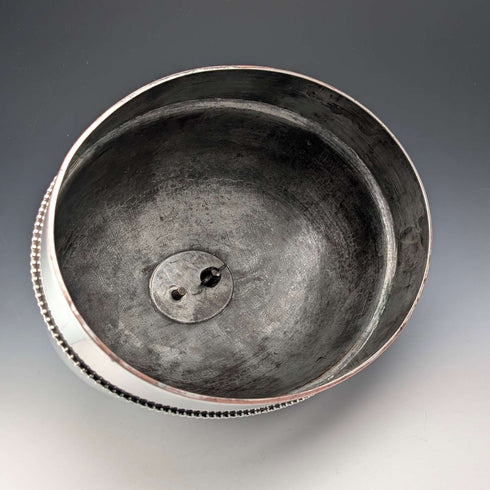 Antique English Cloche, circa 1810, made of Old Sheffield Plate.