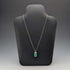 Vintage Aventurine Pendant & Sterling Silver Necklace
