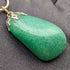Vintage Aventurine Pendant & Sterling Silver Necklace