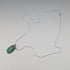 Vintage Aventurine Pendant & Sterling Silver Necklace