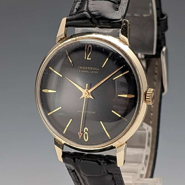 Reloj de pulsera mecánico para caballero, Ingersoll (Smiths), fabricado en el Reino Unido en la década de 1960, 7 rubíes, en buen estado de funcionamiento.