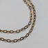 Colgante relicario vintage de oro de 9 quilates en forma de corazón con cadena RG británica